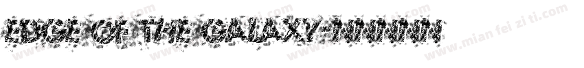 edge of the galaxy字体转换